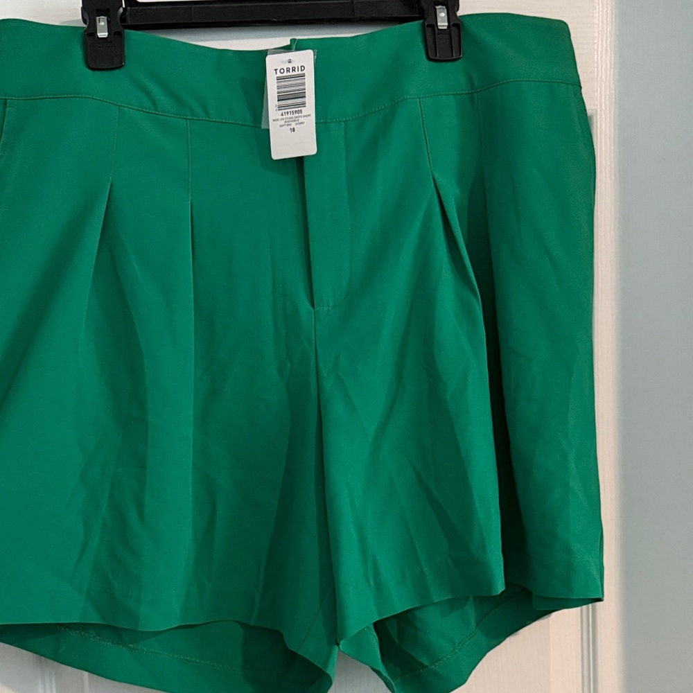 Torrid Emerald High Waist Shorts